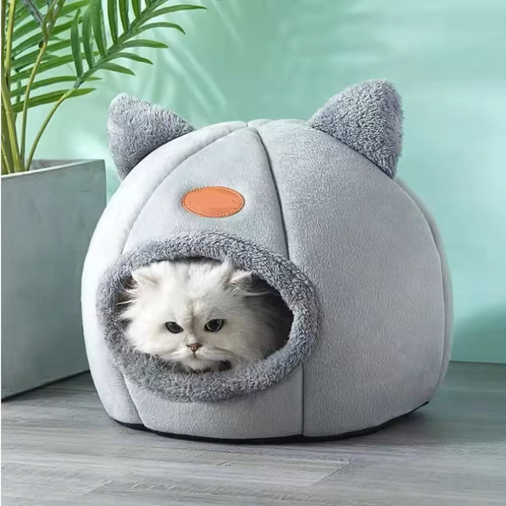 NOVOZOO Maison Douillette pour Chat en Velours avec Rembourrage en Éponge