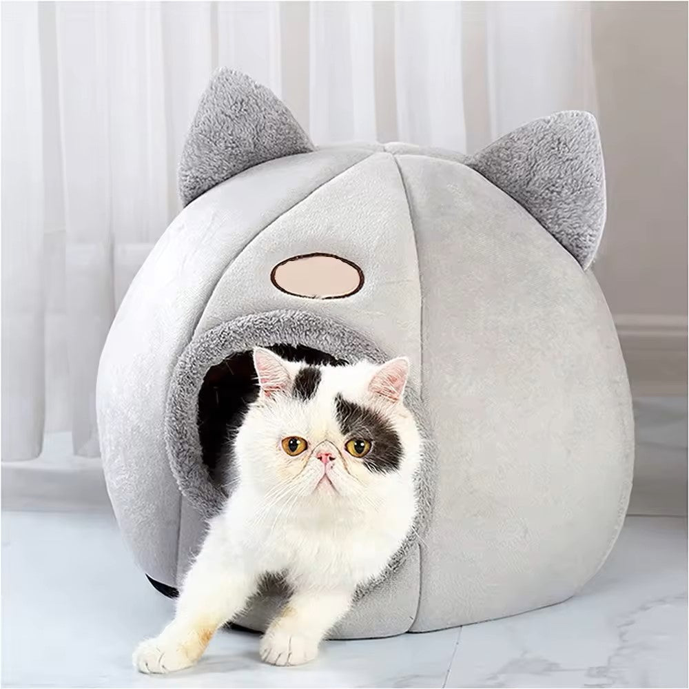 NOVOZOO Maison Douillette pour Chat en Velours avec Rembourrage en Éponge