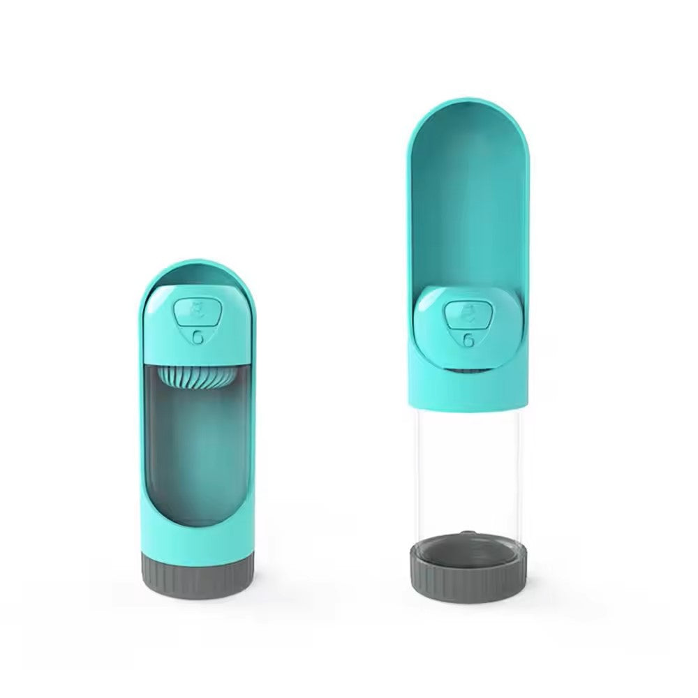Bouteille d'Eau Portable pour Animaux avec Filtre à Charbon Actif - 300 ml