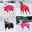 Vêtements d'hiver pour chiens, veste super chaude pour animaux de compagnie, manteau avec harnais.