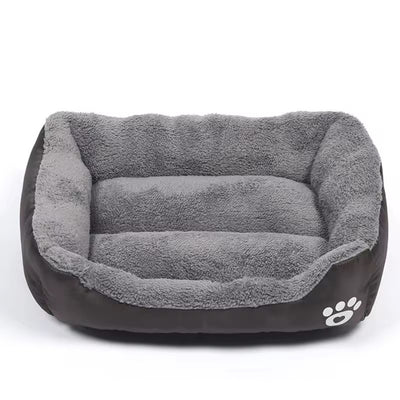 Lit Douillet pour Chiens en Peluche avec Rembourrage en Coton PP Haute Résilience