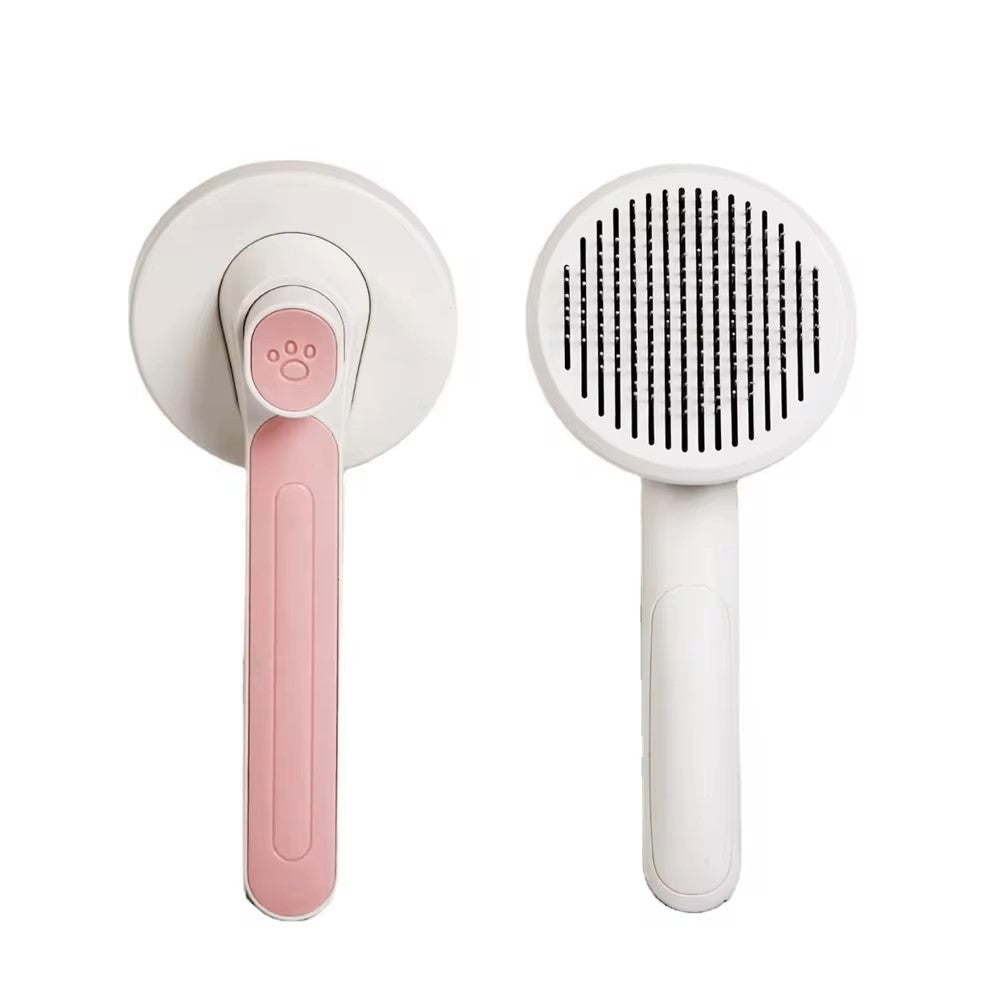 Brosse Autonettoyante pour Chiens et Chats. Tomentose et Nœuds pour Poils Longs et Courts