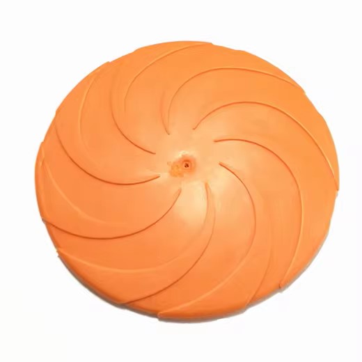 Jouet Frisbee pour Chiens en Caoutchouc Thermoplastique - 21,5 cm - Vert, Bleu, Orange