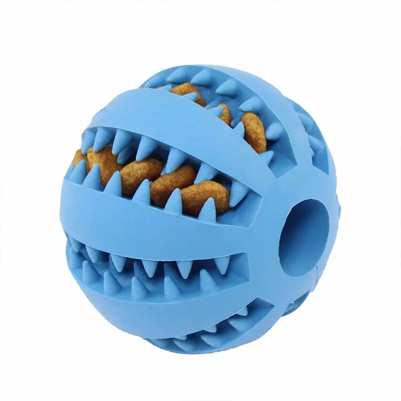 Jouet interactif pour chien, balles en caoutchouc, pour chien, chat, chiot, jouets à mâcher, boule de dents, jouets à mâcher, balles de nettoyage des dents, nourriture