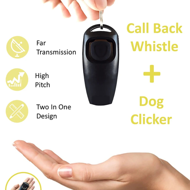 Entraînement professionnel au sifflet pour chien, arrêt efficace des aboiements, chasse, rappel de pas à haute fréquence, Clicker pour chien,