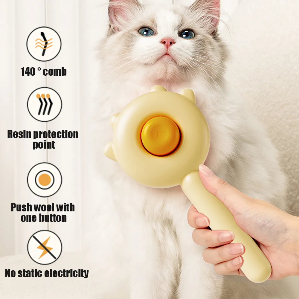 Brosse Autonettoyante pour Chiens et Chats