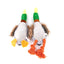 Jouet en Peluche Canard Squeaky, Jouet Animal Sonore, Jouet à Mâcher pour Chiens