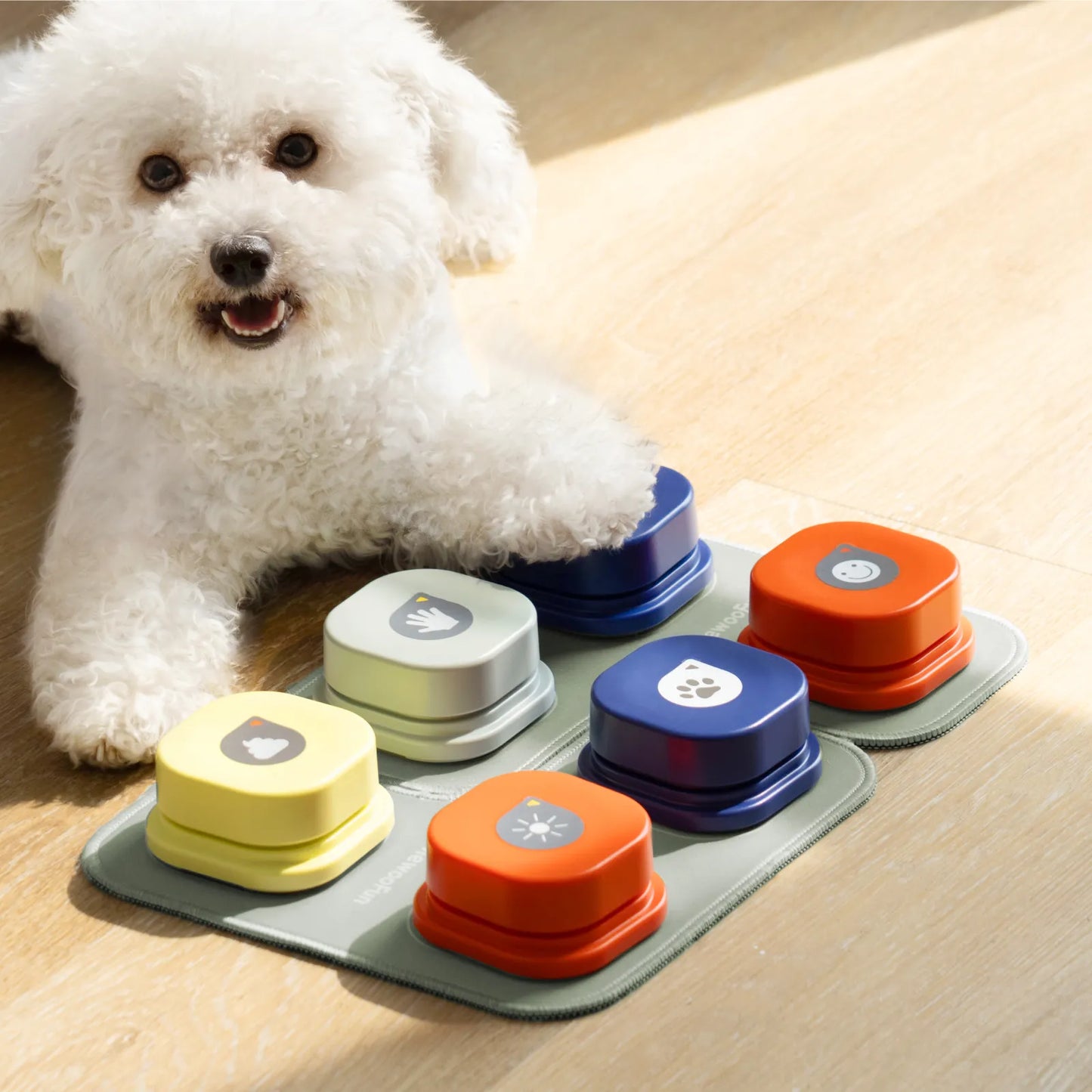 Bouton MEWOOFUN pour Chiens, Jouet de Communication Parlant pour Animaux