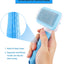 Brosse épilatoire pour chiens et chats, peigne de toilettage et de soins pour poils longs