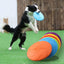 Jeu de Frisbee en Silicone pour Chiens, Disque Volant, Jouets d'Entraînement Interactifs, 15/18/22cm