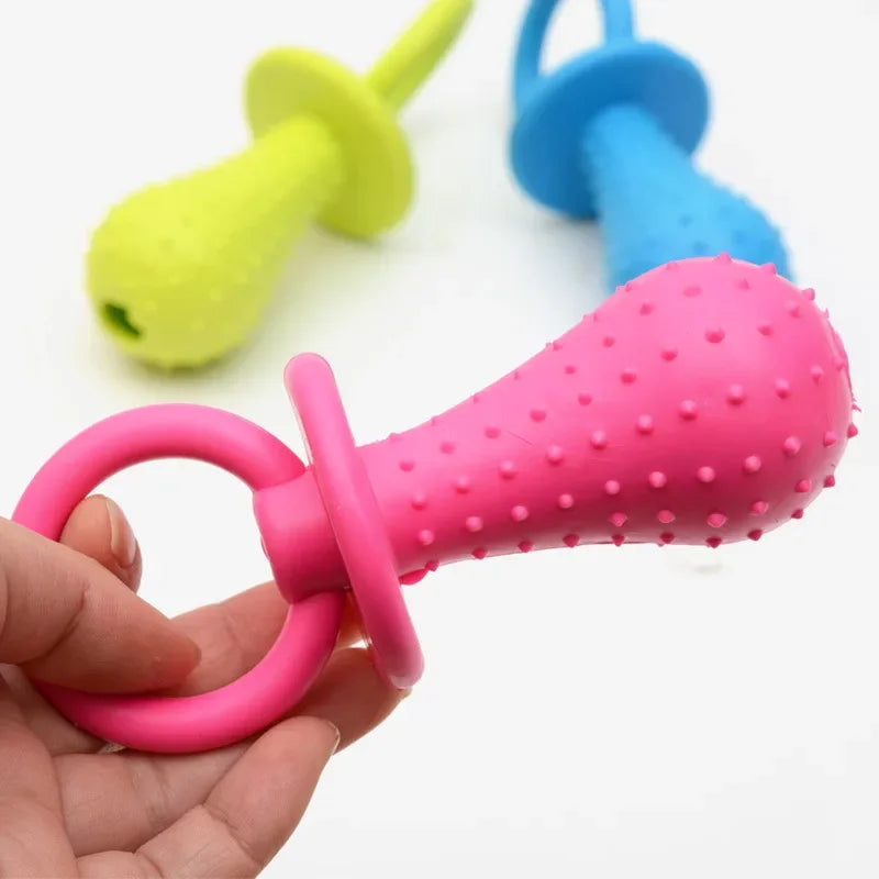 Jouets en caoutchouc pour petits chiens, 1 pièce, résistance aux morsures, jouet pour chien, nettoyage des dents, jouets d'entraînement à la mastication