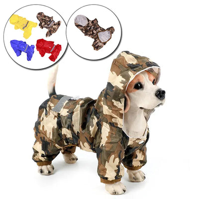 Imperméable Réfléchissant pour Chiens, Vêtements Imperméables, Combinaison, Veste pour Yorkie, Caniche, Bichon, Pomeranien, Schnauzer, Corgi