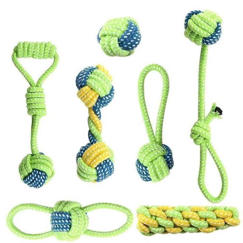 Jouets pour chiens de compagnie, pour grands et petits chiens, jouet interactif en corde de coton