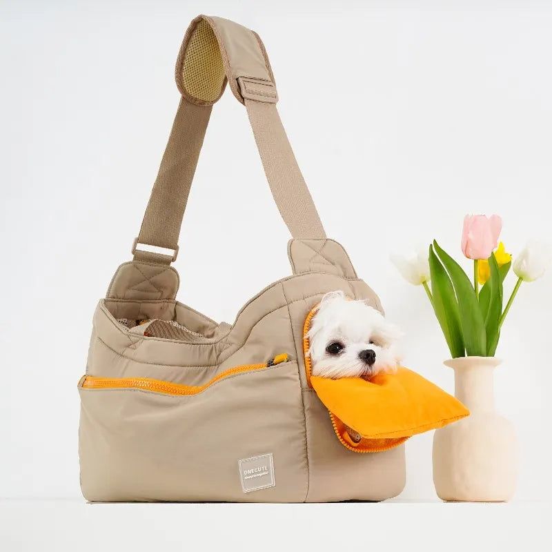 Sac de Transport Épaule Onecute pour Chiens de Petite et Moyenne Taille