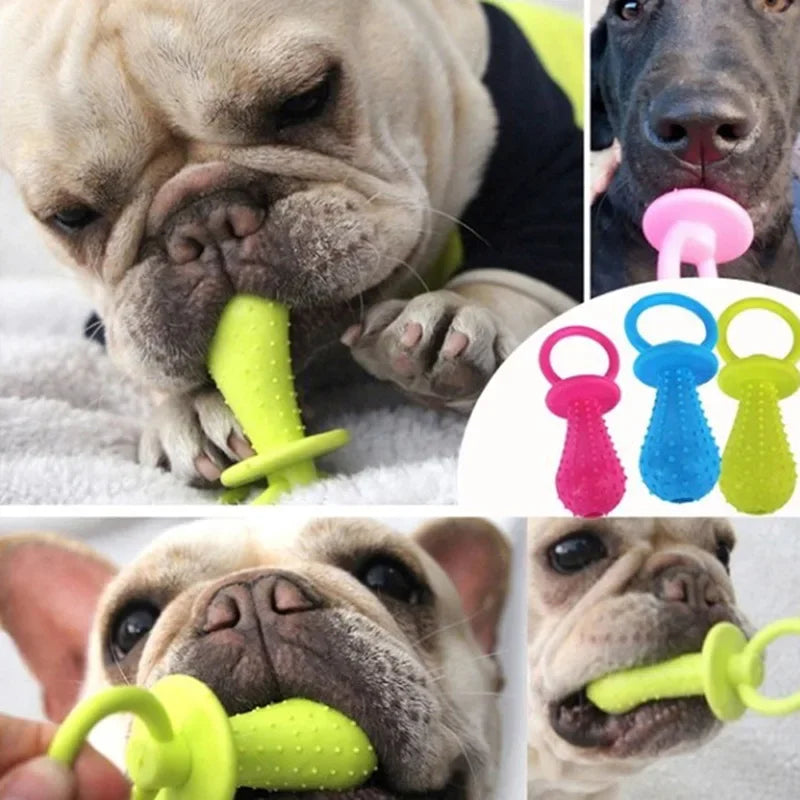 Jouets en caoutchouc pour petits chiens, 1 pièce, résistance aux morsures, jouet pour chien, nettoyage des dents, jouets d'entraînement à la mastication