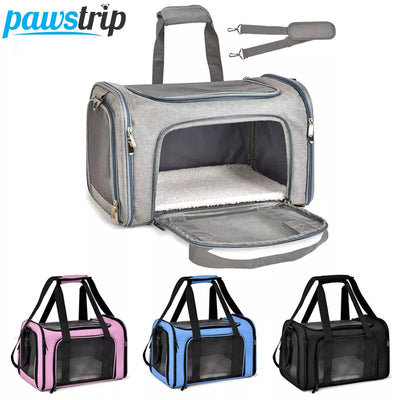 Sac de Transport Portable pour Chiens, Sac à Dos Pliable, Respirant, Agréé pour Voyage en Avion, Pour Petits Chiens et Chats